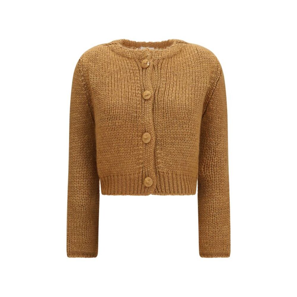 Forte_Forte Women Chunky Knit Cardigan With Buttons